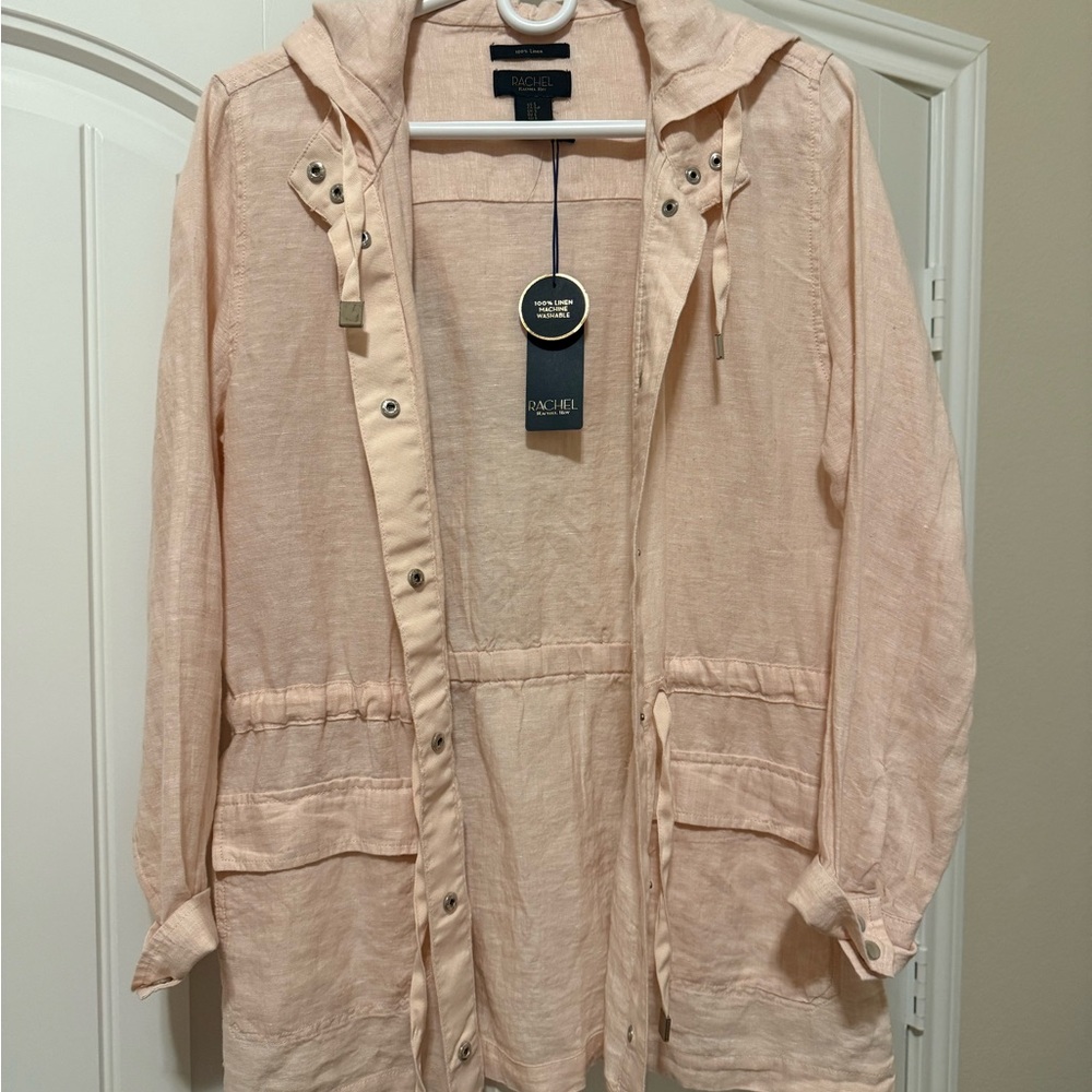 Rachel Roy Peach Hooded Jacket